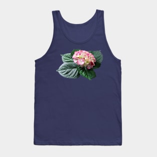 Pink and White Hydrangea Tank Top